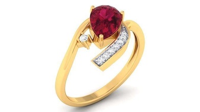 Frauen Ring druckbar Gold Schmuck brillant Ringe Diamant Engagement Hochzeit Juwel Platin 3d print model - Mito3D