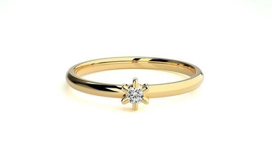 women ring rings wedding engagement jewel jewellery diamond printable gold jewelry light weight minimalist wt 3d print model - Mito3D