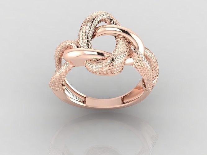 Frauen Ring Ringe Solitär druckbar Diamant Hochzeit Engagement Juwel Schmuck 3D print model - Mito3D