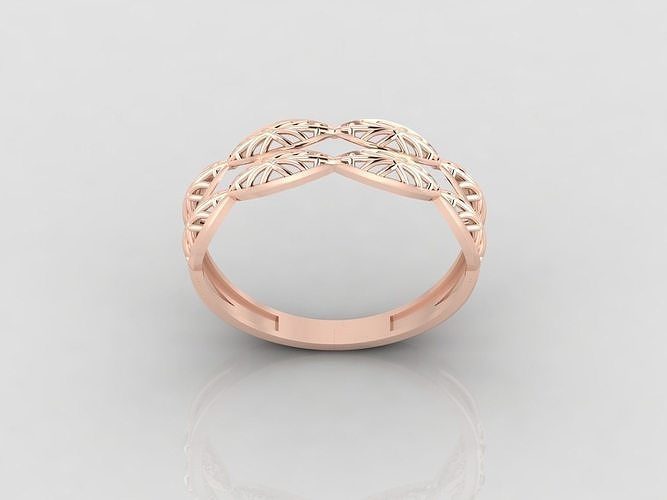 Frauen Ring Ringe Solitär druckbar Diamant Hochzeit Engagement Juwel Schmuck 3D print model - Mito3D