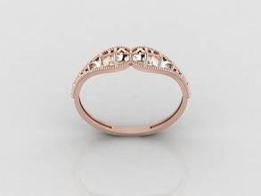 donne squillare anelli solitario stampabile diamante nozze Fidanzamento gioiello gioielleria 3d print model - Mito3D
