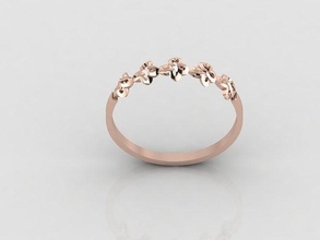 donne squillare anelli solitario stampabile diamante nozze Fidanzamento gioiello gioielleria 3d print model - Mito3D