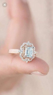 femmes bague bijoux imprimable diamant or bijouterie gemme argent platine mode anneaux 3d print model - Mito3D