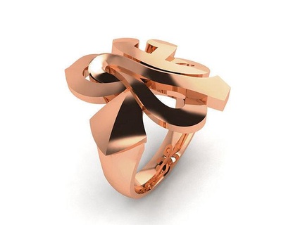 KADIN yüzük grup takı altın yazdırılabilir parlak yüzükler sade lüks platin değerli nişan düğün üniseks 3d print model - Mito3D