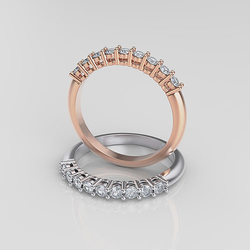 donne squillare gioielleria nozze Fidanzamento platino oro gemma brillante gioiello diamante stampabile 3d argento moda bellezza diamant anelli 3D print model - Mito3D