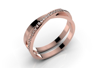 las mujeres anillo de cad-09 la joyería diseño el platino negocios imprimible gem brillante amor boda compromiso regalo bien gioielleria bijoux bisutería los anillos 3d print model - Mito3D