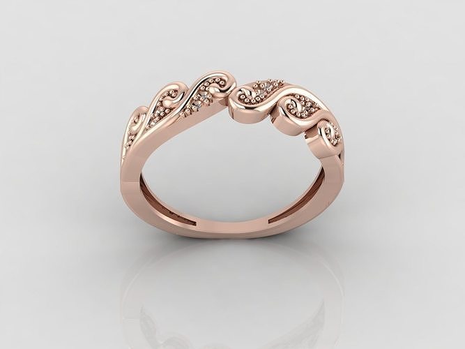 mulheres anel pedra argolas solitário imprimível diamante Casamento noivado jóia jóias joalheria 3D print model - Mito3D