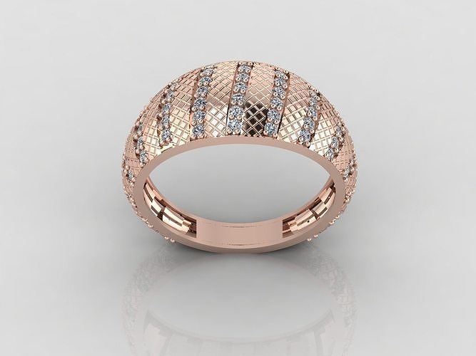 donne squillare calcolo anelli solitario stampabile diamante nozze fidanzamento gioiello gioielleria 3D print model - Mito3D