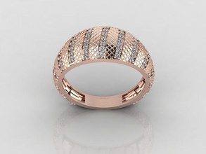 kadin yüzük taş yüzükler solitaire yazdırılabilir elmas düğün nişan mücevher takı 3d print model - Mito3D