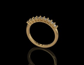 mulheres anel 001 jóias ouro de prata sterling platina gemas diamante brilhantes ruby safira esmeralda topázio luxo a moda o design beleza branco 3d anéis 3d print model - Mito3D
