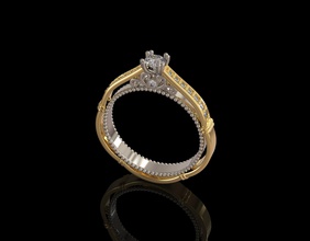 donne squillare 002 oro argento sterlina platino gemme diamante brillanti rubino zaffiro smeraldo topazio lusso moda design gioielleria bellezza bianca 3d anelli 3d print model - Mito3D