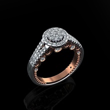 Frauen Ring 04 Schmuck Luxus elegant Juwel Gold Silber Hochzeit Diamant Ohrring Armband Halsketten Anhänger Nashorn Zubehörteil Schönheit Mode Design cad Ringe 3d print model - Mito3D