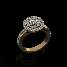women ring 17 jewelry luxury elegant gem gold silver wedding diamond earring bracelet necklaces pendant rhinoceros accessory beauty fashion design cad jewel rings 3d print model - Mito3D