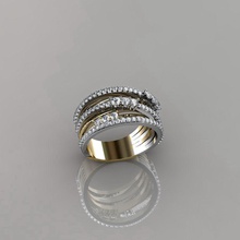 kadin yüzük 19 takı lüks zarif mücevher altın gümüş düğün elmas küpe bilezik kolyeler kolye gergedan aksesuar güzellik moda tasarım cad yüzükler 3d print model - Mito3D
