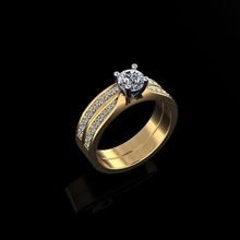femmes bague 26 bijoux luxe élégant gemme or argent mariage diamant boucle d'oreille bracelet colliers pendentif rhinocéros accessoire beauté mode conception goujat bijou anneaux 3d print model - Mito3D