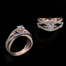 KADIN yüzük 29 takı lüks zarif mücevher altın gümüş düğün elmas küpe bilezik kolyeler kolye gergedan aksesuar güzellik moda tasarım cad yüzükler 3d print model - Mito3D