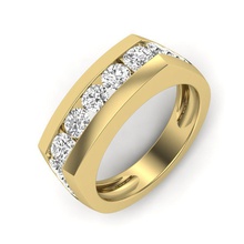 las mujeres anillo de 3dm detalle la impresión 3d modelo los anillos boda gem compromiso joyería imprimible joya el diamante plata oro sterling blanco brillante platino 3d print model - Mito3D