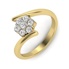 frauen ring 3dm 3d drucken modell ringe hochzeit juwel engagement schmuck druckbar diamant silber gold sterling weiß brillant platin 3d print model - Mito3D