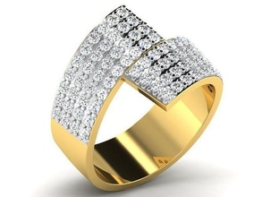 donne squillare 3dm render fidanzamento unico diamante acquistare 3d modello paradiso argento oro gioielleria anelli uniti d'america canada brillante europa francia design 3d print model - Mito3D