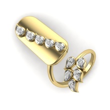 women ring 3dm render 3d print model rings wedding gem engagement jewellery printable jewel diamond silver gold jewelry sterling white brilliant platinum 3d print model - Mito3D