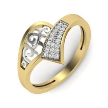 women ring 3dm render 3d print model rings wedding engagement gem jewellery printable diamond gold jewelry white brilliant jewel silver sterling 3d print model - Mito3D