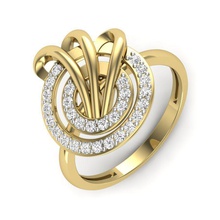 women ring 3dm render 3d print model rings wedding gem engagement jewellery printable jewel diamond silver gold jewelry sterling white brilliant platinum 3d print model - Mito3D