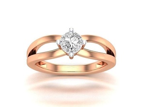 Frauen Ring 3dm 3d drucken Modell Juwel Hochzeit Engagement Schmuck druckbar Diamant Silber Gold Sterling Weiß brillant Platin Ringe 3d print model - Mito3D