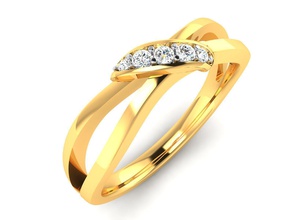 Damen-ring 3dm render detail Schmuck Hochzeit engagement bedruckbar ist Juwel diamond Silber ring gold weiß Mode gem Ringe band weedingband coupleband Platin genial Diamant-ring 3d print model - Mito3D