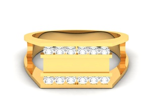 donne squillare 3dm render anelli solitario sterlina stampabile diamante platino brillante nozze fidanzamento gioiello gioielleria argento bianca oro prezioso 3d print model - Mito3D