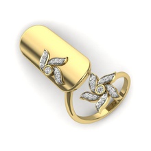 las mujeres anillo de 3dm procesamiento detalle la impresión 3d modelo joyería los anillos boda gem compromiso imprimible joya el diamante plata oro sterling blanco brillante platino 3d print model - Mito3D