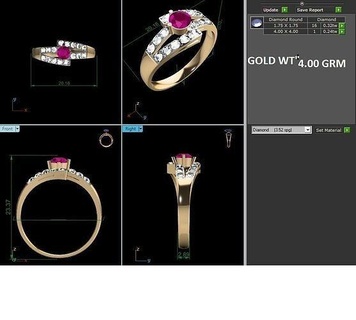 KADIN yüzük 3dm vermek detaylar mücevher takı altın elmas yazdırılabilir değerli düğün nişan lüks gümüş modaya uygun yüzükler Solitaire tasarımcı 3d print model - Mito3D