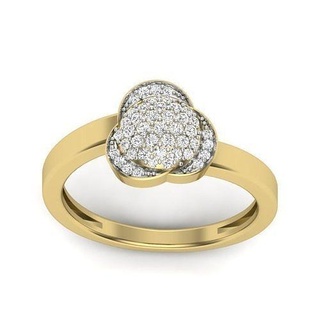 mujer anillo 3dm detalles joyería joya oro diamante imprimible precioso Boda compromiso moda anillos plata lujo cóctel flor 3d print model - Mito3D