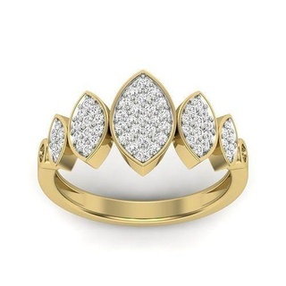 mujer anillo 3dm detalles joyería joya oro diamante imprimible precioso Boda compromiso moda anillos lujo cóctel diseñador único 3d print model - Mito3D
