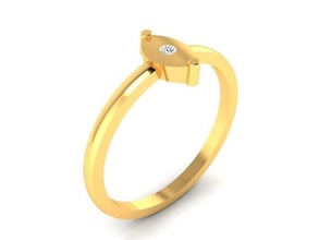 mujer anillo 3dm stl fbx obj joya boda compromiso joyería imprimible diamante plata oro libra esterlina blanco brillante platino anillos lujo precioso 3d print model - Mito3D