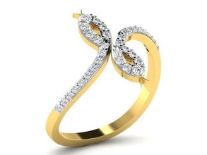 frauen ring 3dm stl fbx obj schmuck platin juwel engagement gold druckbar brillant diamant trilogie 3d 3 stein saphir smaragd tiffany ringe 3d print model - Mito3D