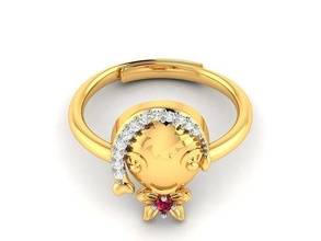 mulheres anel 3dm stl obj fbx render detalhes joalheria platina luxo precioso brilhando amar ouro prata brilhante diamante moda beleza safira casamento gema argolas 3d print model - Mito3D