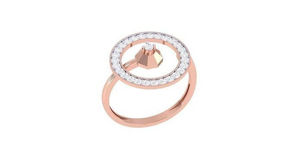 mujer anillo 3dm stl obj fbx renders detalles anillos compromiso joya joyería diamante imprimible oro plata platino lujo precioso Rosa flor 3d print model - Mito3D
