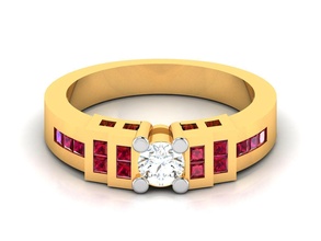 frauen ring 3dm stl hochzeit druckbar diamant platin ringe sterling brillant engagement juwel schmuck silber weiß gold wertvoll 3d print model - Mito3D