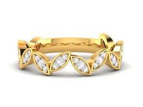 mujer anillo 3dm stl banda joya boda compromiso joyería imprimible diamante plata oro libra esterlina blanco brillante platino anillos lujo precioso eternidad 3d print model - Mito3D