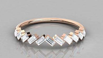 mujer anillo 3dm stl anillos solitario libra esterlina imprimible diamante platino brillante Boda compromiso joya joyería plata delicado ligero oro blanco 3d print model - Mito3D