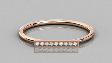 donne squillare 3dm stl render anelli solitario sterlina stampabile diamante platino brillante nozze Fidanzamento gioiello gioielleria argento delicato luce oro bianca 3d print model - Mito3D
