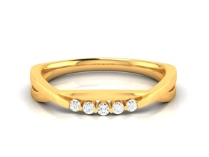 mujer anillo 3dm stl Boda imprimible diamante platino anillos libra esterlina brillante compromiso joya joyería plata blanco oro precioso 3d print model - Mito3D