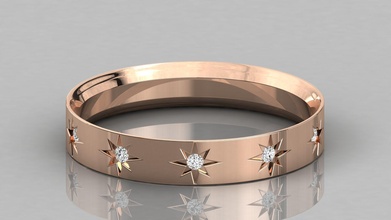 donne squillare 3dm stl render anelli solitario sterlina stampabile diamante platino brillante nozze Fidanzamento gioiello gioielleria argento delicato luce oro bianca 3d print model - Mito3D