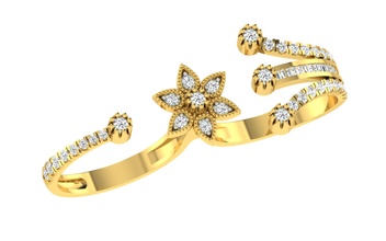 donne squillare 3dm stl render 3d Stampa modello anelli nozze gemma Fidanzamento gioielleria stampabile gioiello diamante argento oro bianca brillante sterlina 3d print model - Mito3D