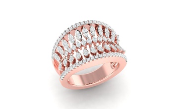 las mujeres anillo de 3dm stl procesamiento detalle la impresión 3d modelo joyería los anillos boda compromiso gem imprimible joya el diamante plata oro sterling blanco brillante solitaire platino 3d print model - Mito3D
