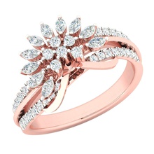 Damen-ring 3dm, stl render-detail 3d-Druck Modell Schmuck ring gem Hochzeit Diamant-ring genial engagement Juwel bedruckbar ist diamond Silber gold sterling Ringe 3d print model - Mito3D