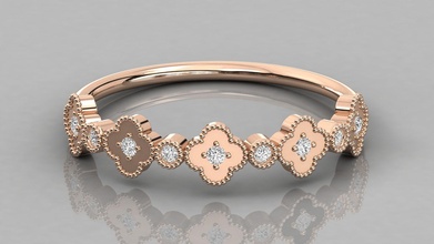 mujer anillo 3dm stl anillos solitario libra esterlina imprimible diamante platino brillante boda compromiso joya joyería plata delicado ligero oro blanco 3d print model - Mito3D