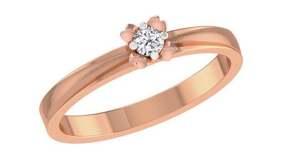 femmes bague 3dm stl rend détail anneaux mariage engagement bijou bijoux diamant imprimable or argent platine luxe précieux solitaire 3d print model - Mito3D