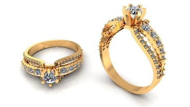 mujer anillo 70 solitario diamante compromiso joyería joya señoras anillos oro Moda Boda imprimible lujo bandas Estados Unidos Canadá Europa canalla rubí 3d print model - Mito3D