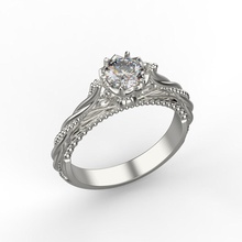 las mujeres anillo de diamantes 3dm stl brillante diseño el diamante compromiso oro joya la joyería imprimible plata gem piedra boda los anillos carat platino 3d print model - Mito3D